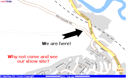Map of how to find us - Robert Edmunds Sectional Garages and Hard Standings - Newport South Wales